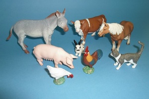 Abbildung Didaktisches Material: Spielfiguren Bauernhoftiere