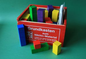 Abbildung Didaktisches Material: Grundkasten zum Nikitin Material