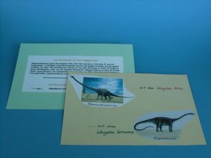 Abbildung Didaktisches Material: Dino-Rekorde