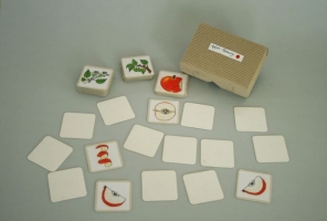 Abbildung Didaktisches Material: Apfel - Kartenlegespiel