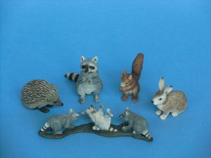 Abbildung Didaktisches Material: Spielfiguren Waldtiere
