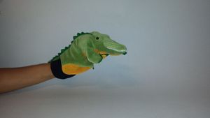 Abbildung Didaktisches Material: Handpuppe - Krokodil