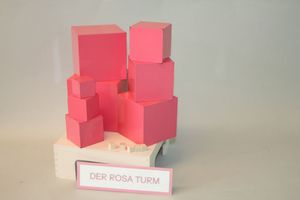 Abbildung Didaktisches Material: Rosa Turm 