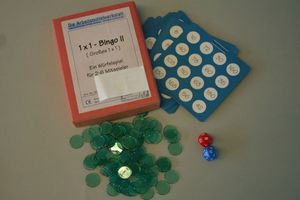 Abbildung Didaktisches Material: Einmaleins Bingo II