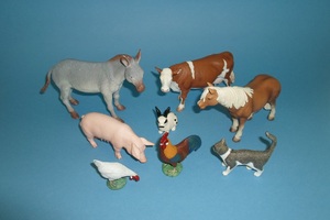 Abbildung Didaktisches Material: Spielfiguren Bauernhoftiere