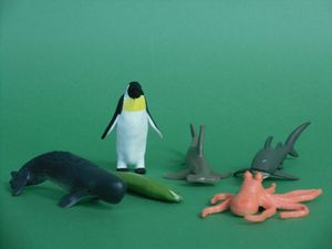 Abbildung Didaktisches Material: Spielfiguren Meerestiere