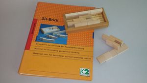 Abbildung Didaktisches Material: 3D-Brick Holzsteine-Set