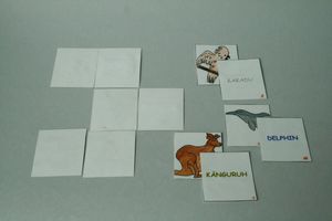 Abbildung Didaktisches Material: Tiere - Kartenlegespiel