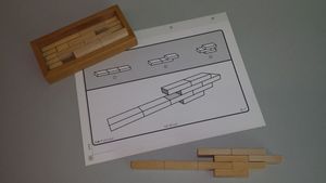 Abbildung Didaktisches Material: 3D-Brick Holzsteine-Set