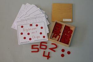 Abbildung Didaktisches Material: Ziffern und Chips