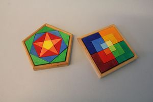 Abbildung Didaktisches Material: Geometrische Puzzles