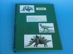 Abbildung Didaktisches Material: Dinosaurier-Malkurs