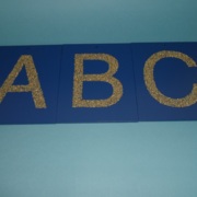 Tastplatten ABC Großbuchstaben